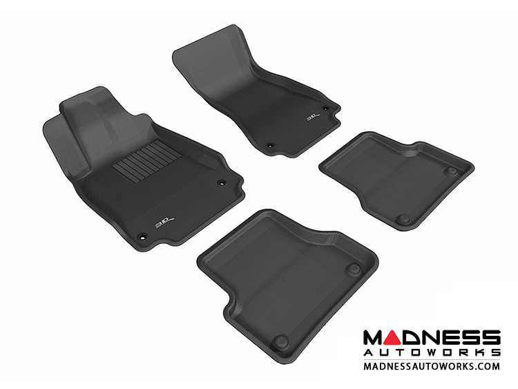 Audi A6/ S6 Floor Mats (Set of 4) - Black by 3D MAXpider (2012-)